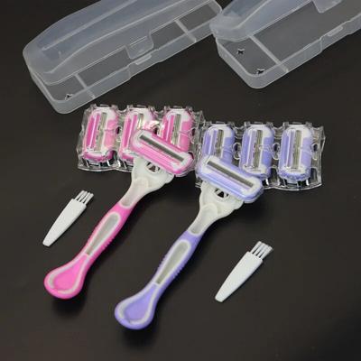 Rasoio di sicurezza per donna Strumento per la rasatura del corpo Lama innocua Rasatura pulita Lama per la rifinitura dei capelli Rasoio pulito per le ascelle