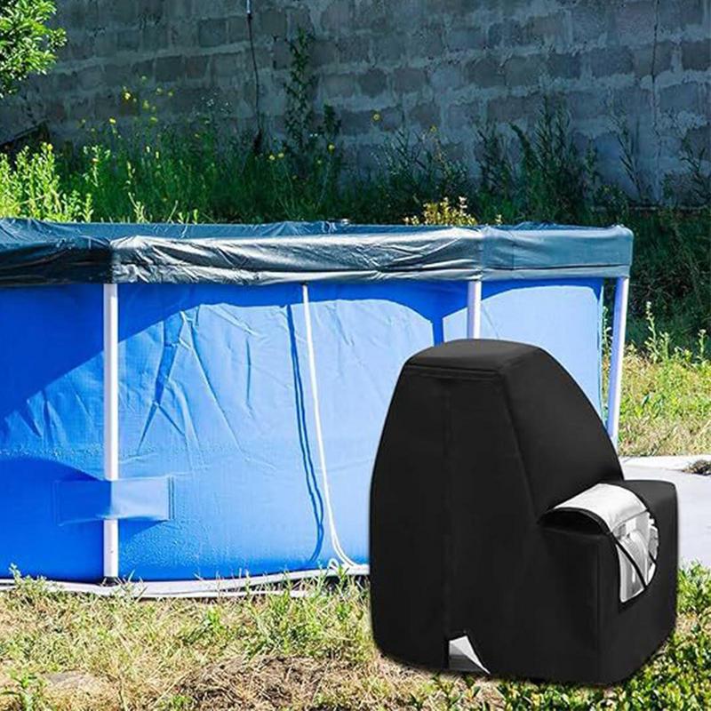 Waterproof and UV Resistant Above Ground Pool Pump Cover OxfordCloth Sand Pool Pump Cover Leakproof Sand Filter Protective Cover