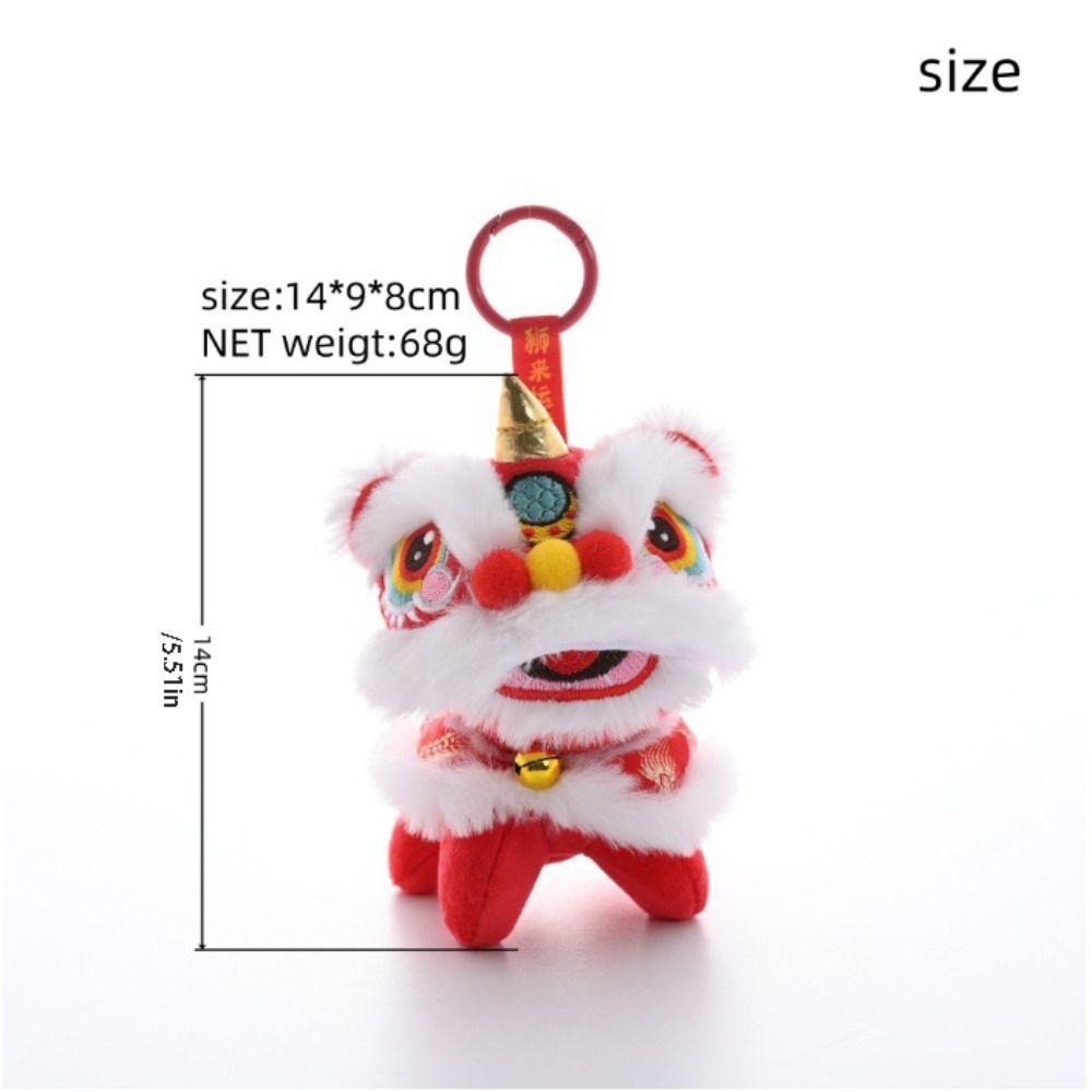 Year of Horse Lion Dance Pendant Awakened Lion Chinese New Year Gift Small Gift