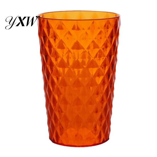 Water Mug 400ml Coffee Cup Large Capacity Shatterproof Acrylic Unbreakable Soft Drinks Tumblers for Home