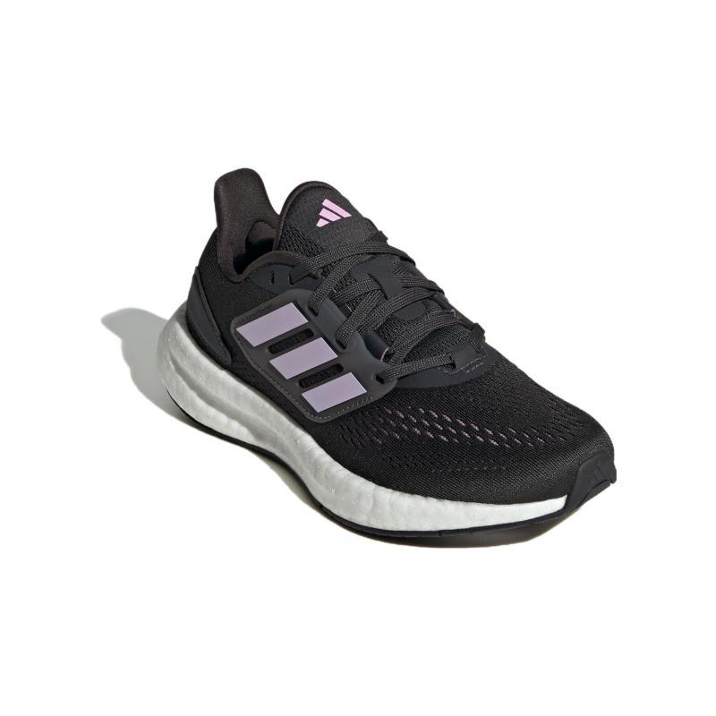 Adidas Pureboost 22 Anti Kick And Abrasion Resistant Low Top Kids' Running Shoes Black Purple Kids' Sneakers IF5550