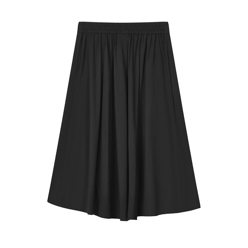 

New FILA Casual Long Skirt Women s Jet Black F11W438309FBK 160/62A/S