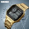 SKMEI 1335 Stainless Steel Strap Digital Watch Reloj Hombre Sport Watch Men 5Bar Waterproof Watches