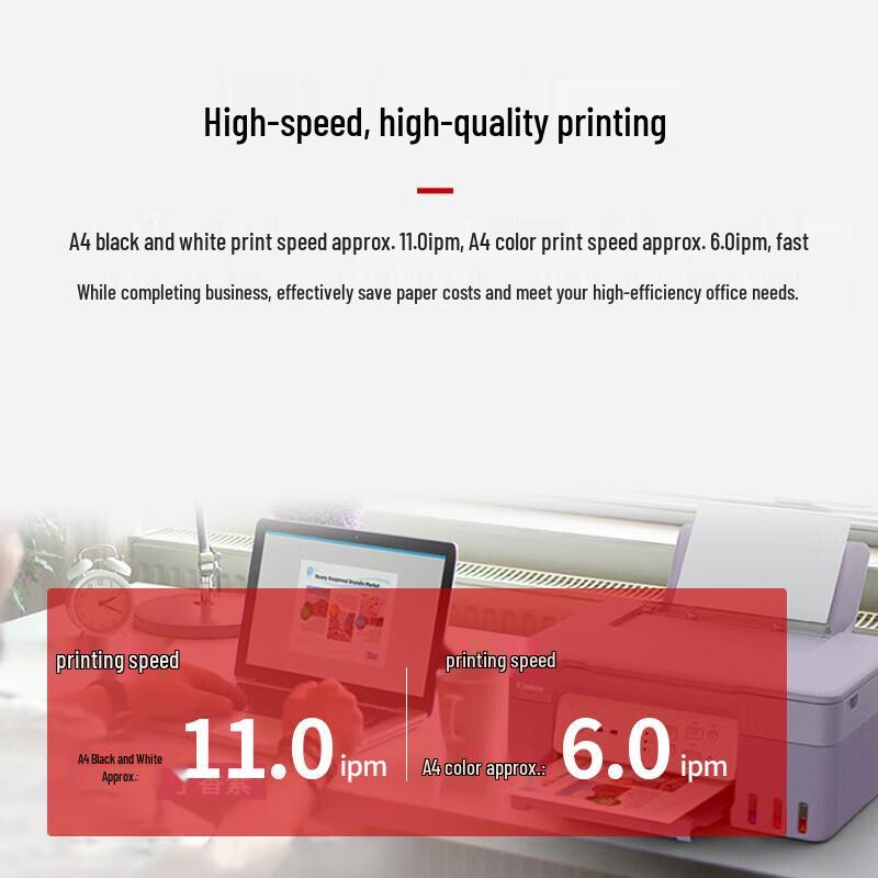 Canon G3832 Wireless Color All-in-One Ink Tank Printer CN Plug (adapter Included)