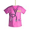 Yousheng Nurse Uniform Shape Decoration Flat Acrylic Hanging Ornament Keyring Pendant Gift for Nurses Doctors Car Bag Decoration