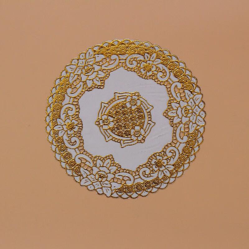 

ZISIZ European Hot Stamping PVC Placemat Coaster