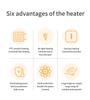 New Vertical Household PTC Ceramic Electric Heater - Quick Three-Second Warm Air Blower in Stock