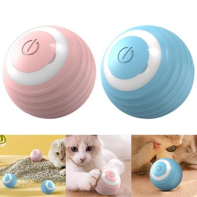 Automatic Moving Bouncing Rolling Ball Smart Cat Toy Ball Self-Moving Kitten Toy for Indoor Cat Kitten Dog Toys for Small Dogs