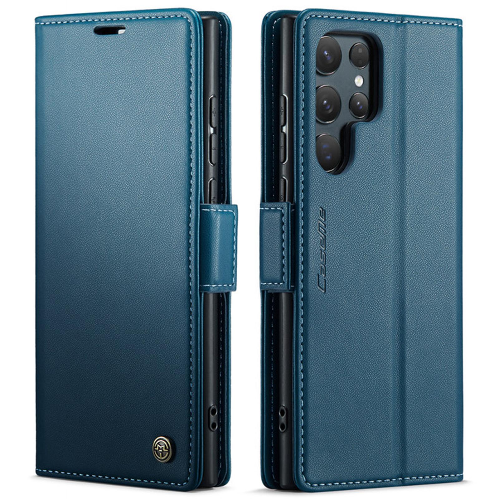 

CASEME 023 Для Samsung Galaxy S25 Ultra Шкіряний Чохол Блокування RFID 3 Слоти для Карт Мобільна Накладка E