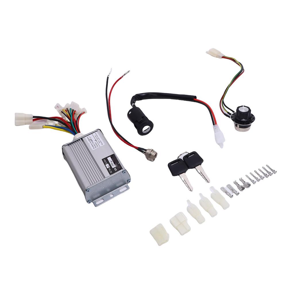 Kit Motor Controlador de Velocidade para Triciclo 36V 1000W Controlador Botão de Velocidade Interruptor Trava Elétrica de Porta Plugue de Aviação Carregamento