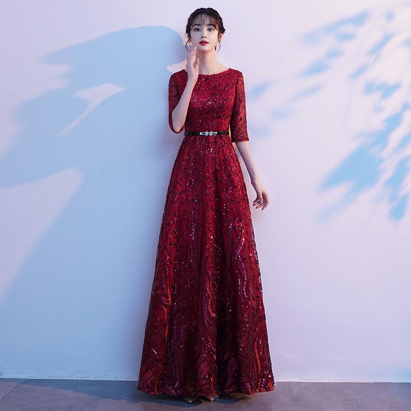 Women's Chorus Performance Evening Gown - Long, Elegant Dress for Banquet, Wedding, or Regular Wear