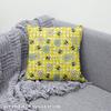 Royal Samt Stoff Polyester Zum Nähen - Motiv Bienen Und Gänseblümchen