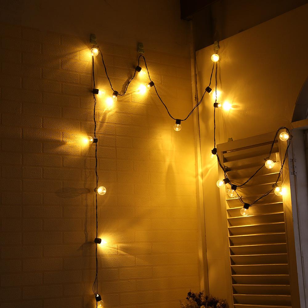 6M 20LED G45 Globe Festoon Lamp Fairy String Lights Outdoor Wedding Xmas Decor 6M 20LED G45 Globe Festoon Lamp Fairy String Lights Outdoor Wedding Xmas Decor
