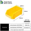 Large Wall-Mounted Plastic Screw Organizer with Compartments