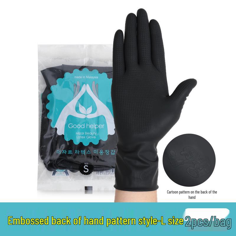 

Утолщенные латексные перчатки без пудры для салонных, тату, покрасочных и уборочных работ