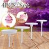 4pcs/set Cake Cupcake Stand Icing Cream Decorating Tool Cake Flower Needle Nail Baking Tools
