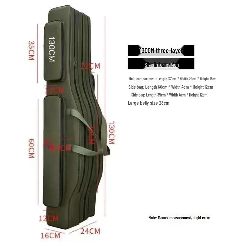 Durable Fishing Bag - Large Capacity, Two or Three Layers, Free Shipping