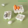 1/12 Miniatur-Eierkarton Eierbox Modell Küche Eier Lebensmittel Dekoration Lebensszene Dekor Zubehör