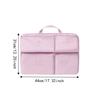 Large Capacity Hanging Clothes Bag 1 Compartments Foldable Closet Socks Dispenser With Handle Space-Saving