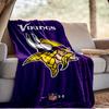 Vikings Teamgeist Decke Outdoor Flanelldecke für Camping, Wandern, Gartenpartys, Picknick Zubehör, Geschenk für Familie und Freunde