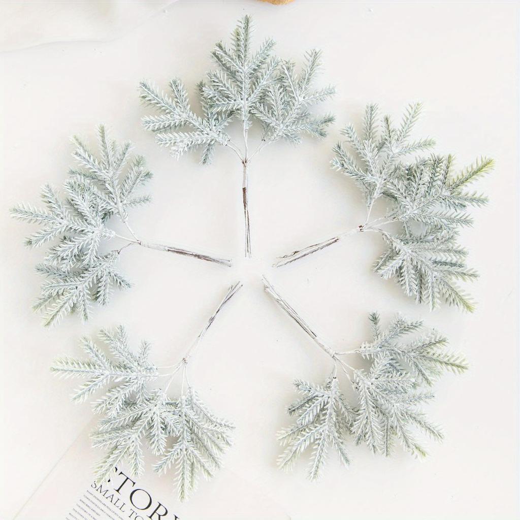 Artificial Plant Green Leaves Cactus for Home Christmas Decoration DIY Wreath Material Craft Wedding Banquet Accessories