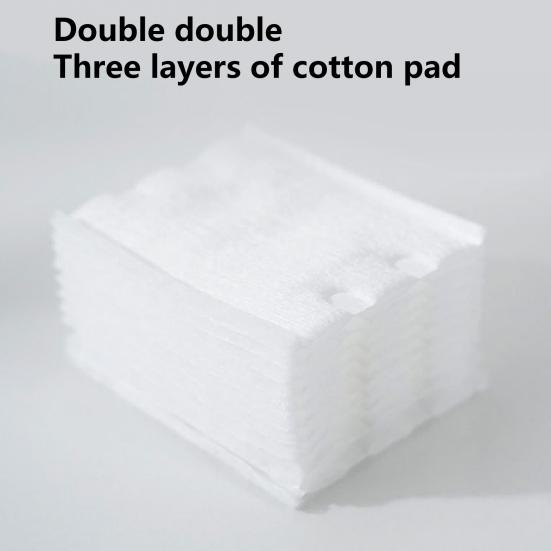 Storage Box Detachable Dust-proof Rectangular Reusable Plastic Auto Cotton Pad Dispenser Household Supplies