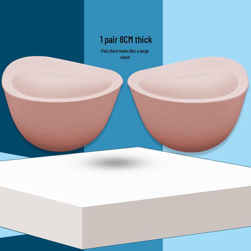 8cm Thick Manga Chest Fake Breast Sports Bra with Detachable Pad