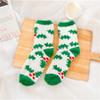 Christmas Women's Socks Coral Fleece Floor Cute Socks Winter Warm Fluffy Floor Socks Xmas Gifts