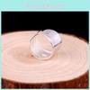 Fashionable S925 Silver Ring For Women Modern Sleek Plain Band Birthday Gift