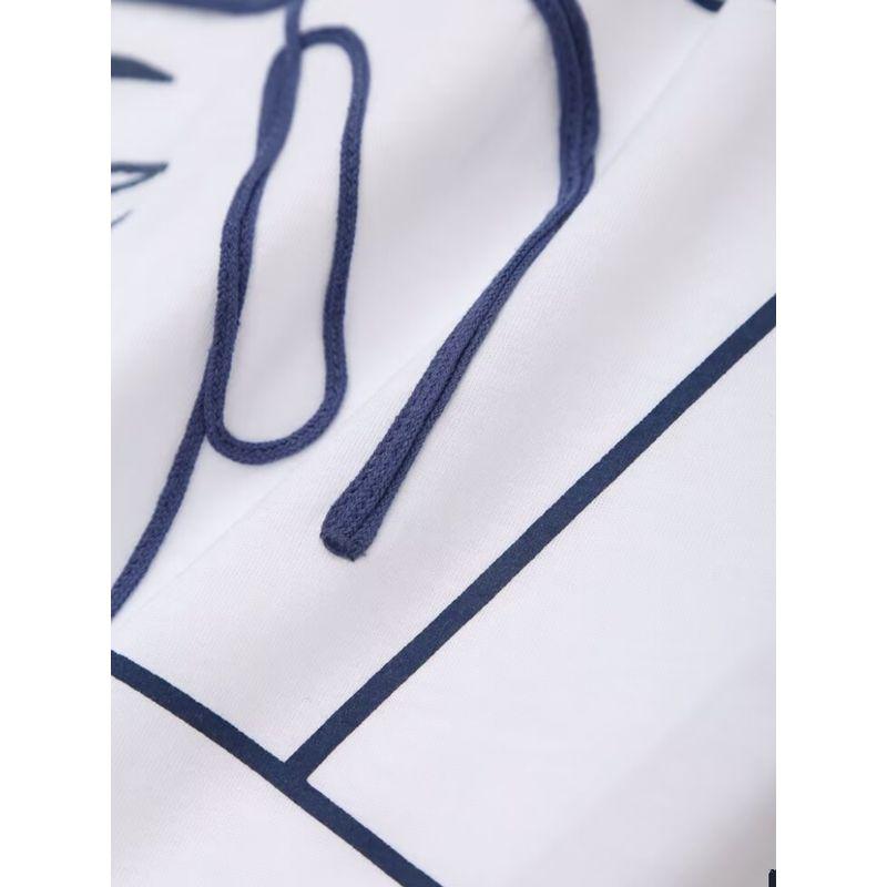 Kaslead New Arrival Women's Fashion Style Fashion Casual Minimalist Easiest for Match Printing Color Contrast T-shirt 1165236