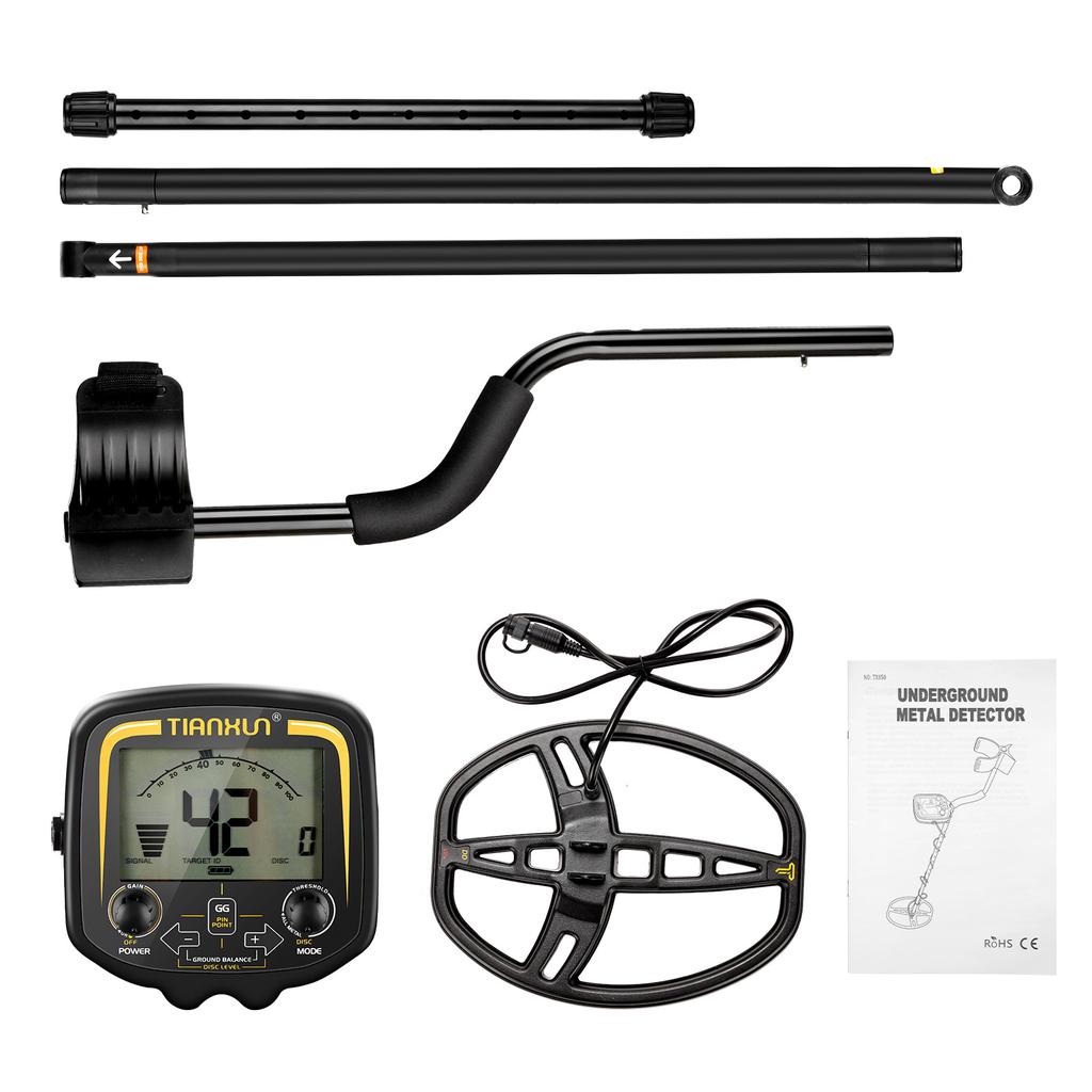 Metal Detector Underground Professional Depth 2.5m Scanner Search Finder Gold Detector Treasure Hunter Pinpointer 11inch