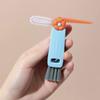 User friendly Cup Lid Cleaner 3 Way Design Scraping Scrubbing Wiping Kitchenwares Plastic Tool