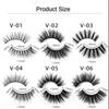 1 Pair 3D Mink Eyelashes Make Up False Cils Hand Made Fake Eyelashes Wholesale Thick Eyelashes Extension