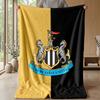 Coperta in Flanella con Stampa del Newcastle United Football, Coperta Morbida Calda Leggera per Divano Letto Campeggio