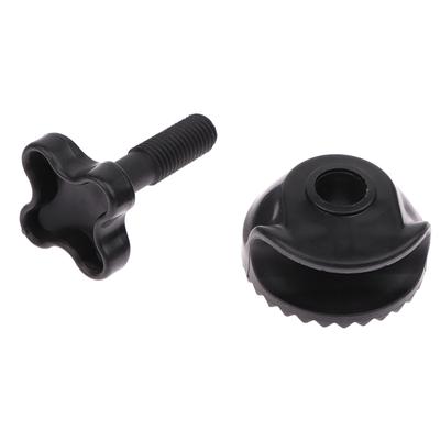 Viti Fissare viti in plastica Bulloni a vite in plastica nera affidabili e robusti per il baldacchino della sedia a dondolo da giardino