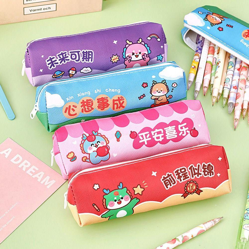 

Kawaii Pencil Case Simple Pen Bag Stationery Organizer Storage Pouch Office