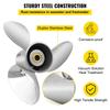 Outboard Propeller, Replace for OEM 3860709, 3-Blade 14.5\" x 21\" Pitch Steel Boat Propeller, Compatible with Volvo Penta SX Drive All Models, with