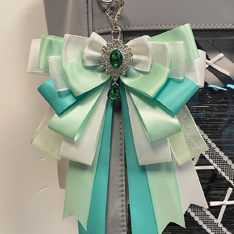 Aesthetic Keychain Charms,Bows Keychain for Women Bag Purse Handbags Backpacks Charms Accessories Valentines Day Gifts