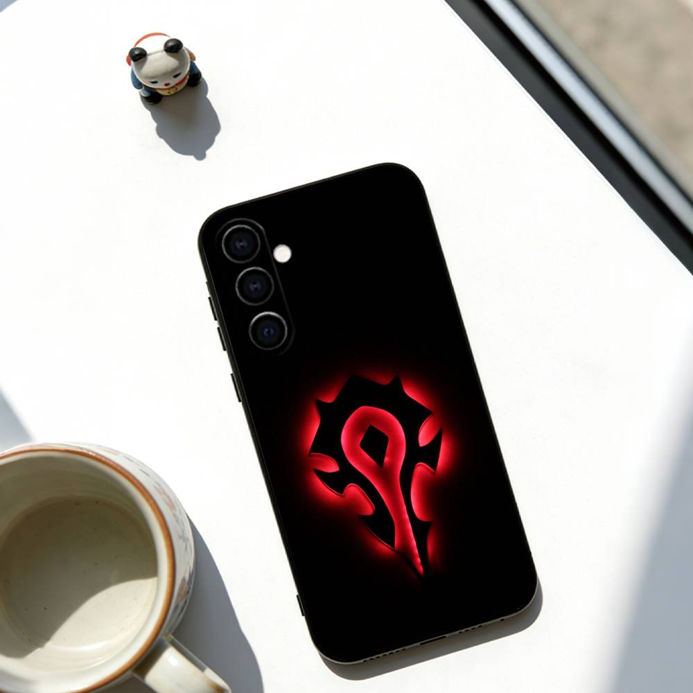 W-Warcraft G-Game Phone Case Soft black For Samsung Galaxy A73,A72,A71,A70,A53,A52,A51