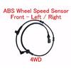 1 Kit ABS Wheel Speed Sensor W/Connector Front L/R Fits: Excursion  Series F 4WD