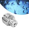 CO2 Cylinder Refill Adapter Female Thread G1Celsius2 to Male Thread TR21-4 for   Soda  (Gold )