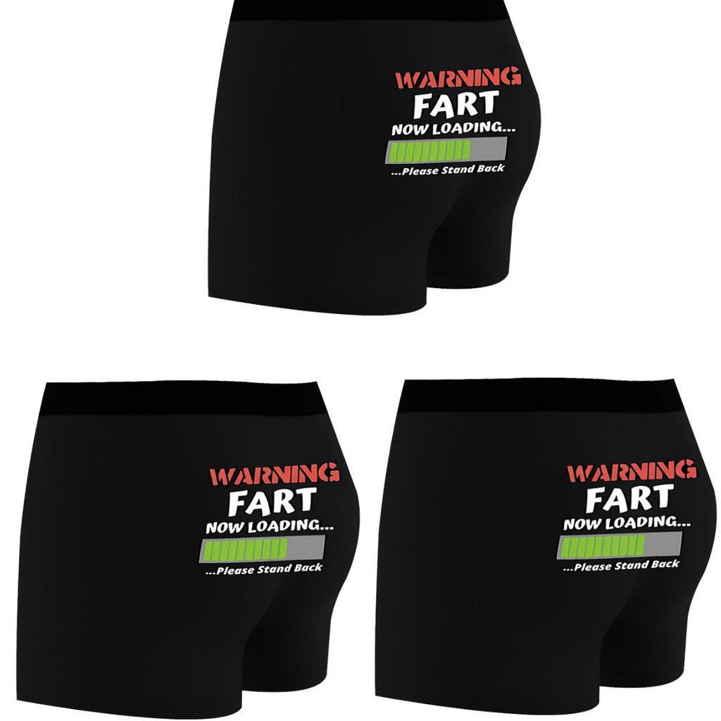 TEMU Men's Vibrant Print Quick-Dry Boxer Briefs