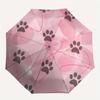 1pc Paw Prints Pet Lover Automatic Umbrella High Quality Canopy, Portable Folding Umbrella with, Ideal Gift for - Travel, Everyday, Formal Events, Sty