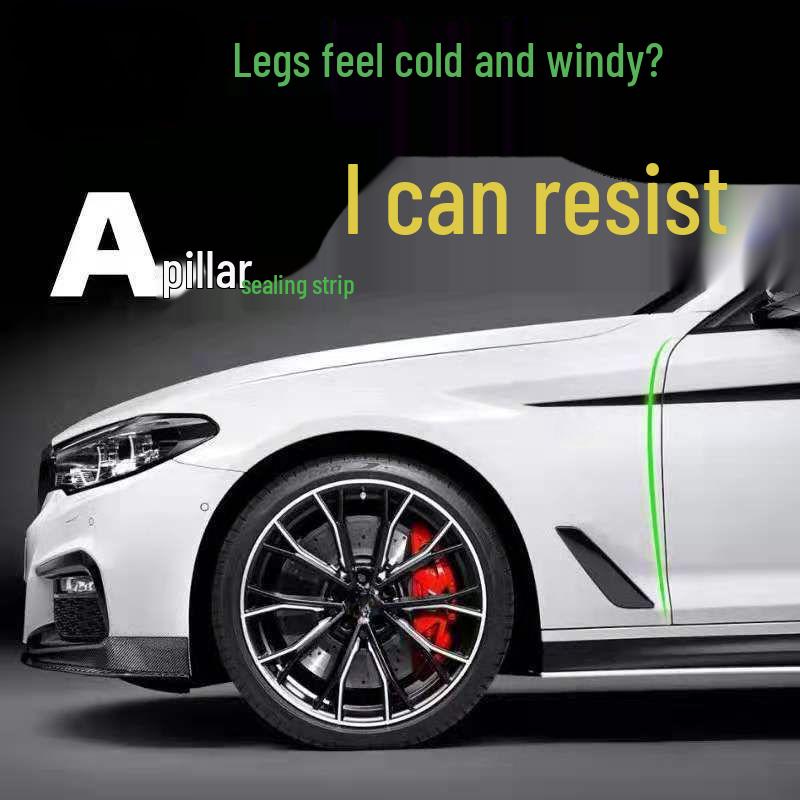 

A-Pillar Sealing Strip: Universal Soundproofing, Dustproof, and Noise Reduction for Car Doors.