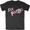 T-Shirt Preta Sex Pistols T-Shirt Unissex