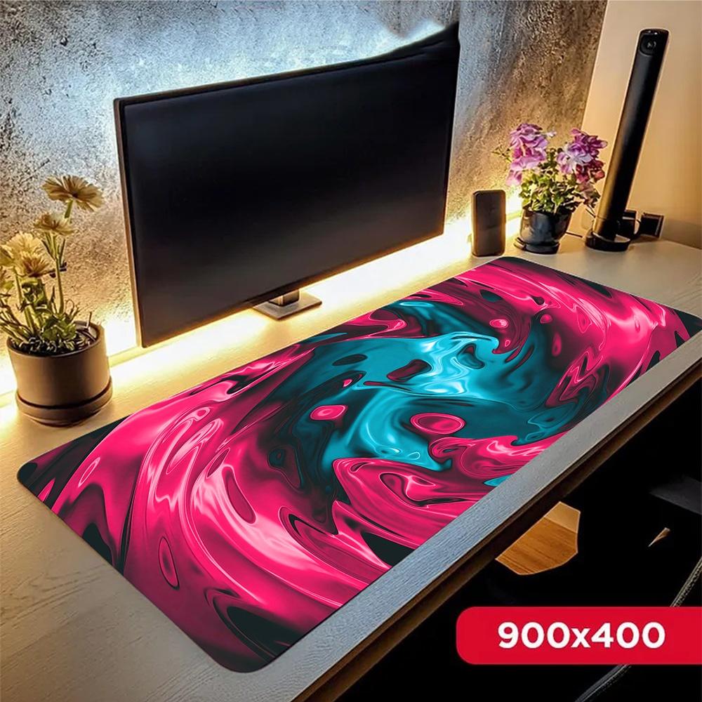 Mouse Pad Newest Strata Liquid Gamer Computer Accessories Keyboard Table Mat Cool Colorful Mousepad Gaming Laptop Desk Mat
