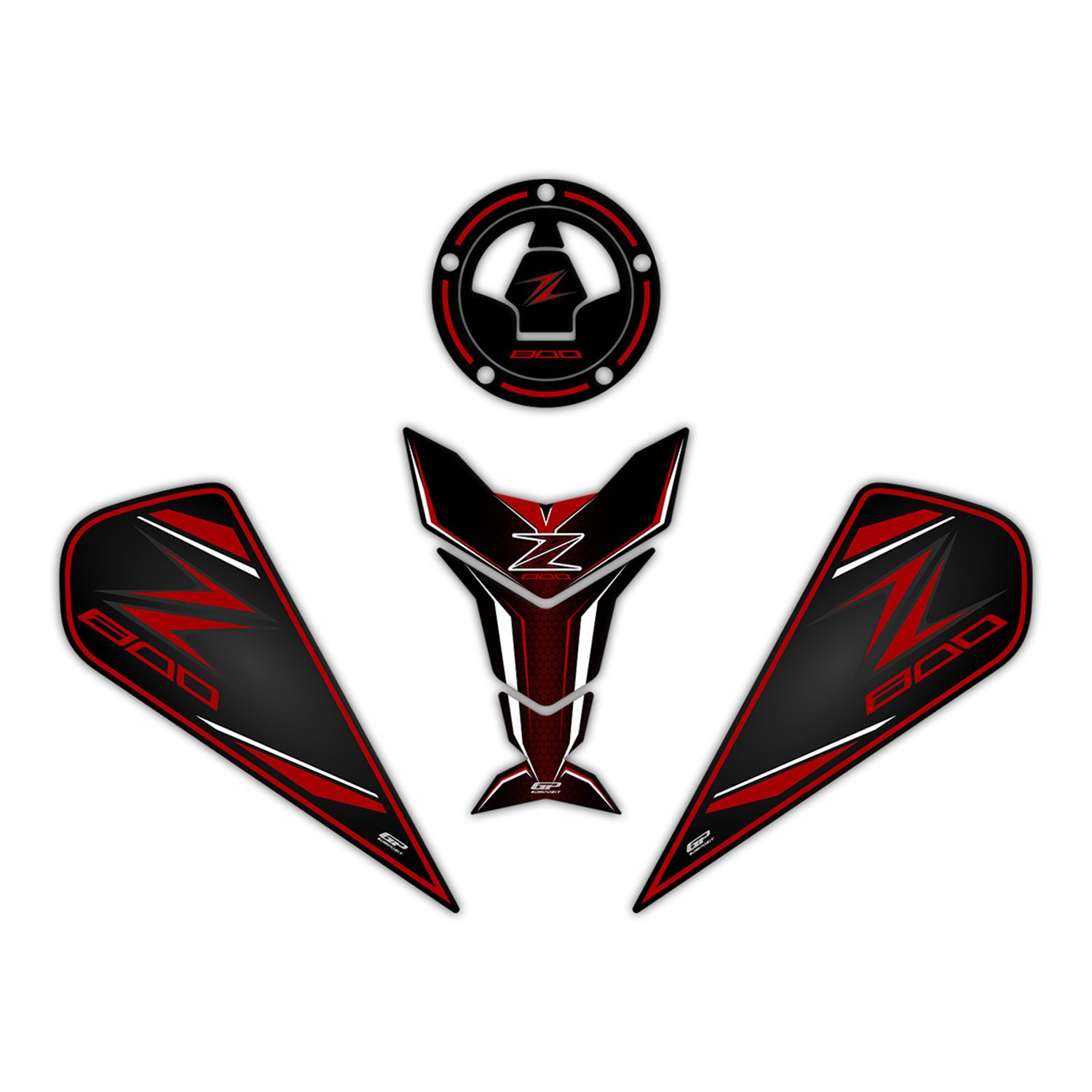 

GP Composite Kawasaki Z 800 2013-2018 Compatible Tank Pad Red