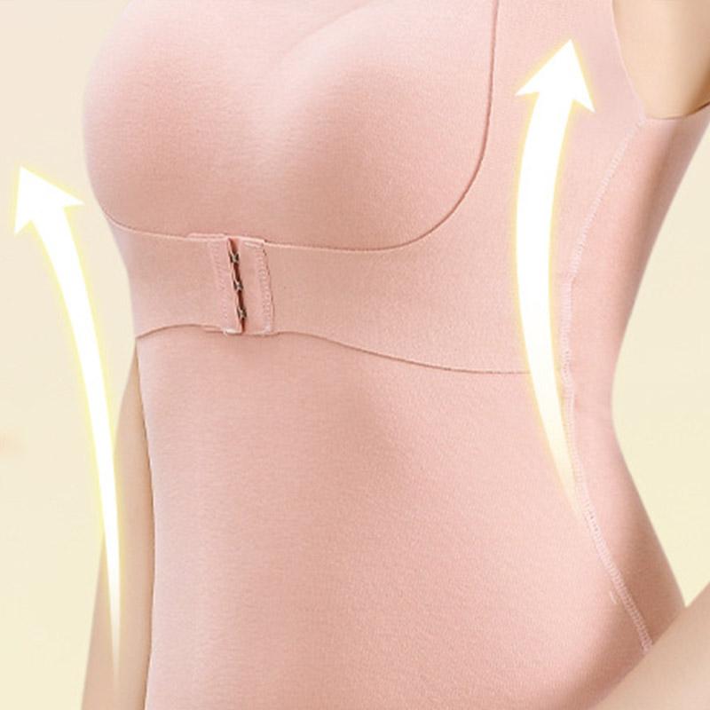 Women Thermal Vest Winter Body Shaping Cold Proof Cotton Underwear Warm Clothes Sexy Bra Padded Tops
