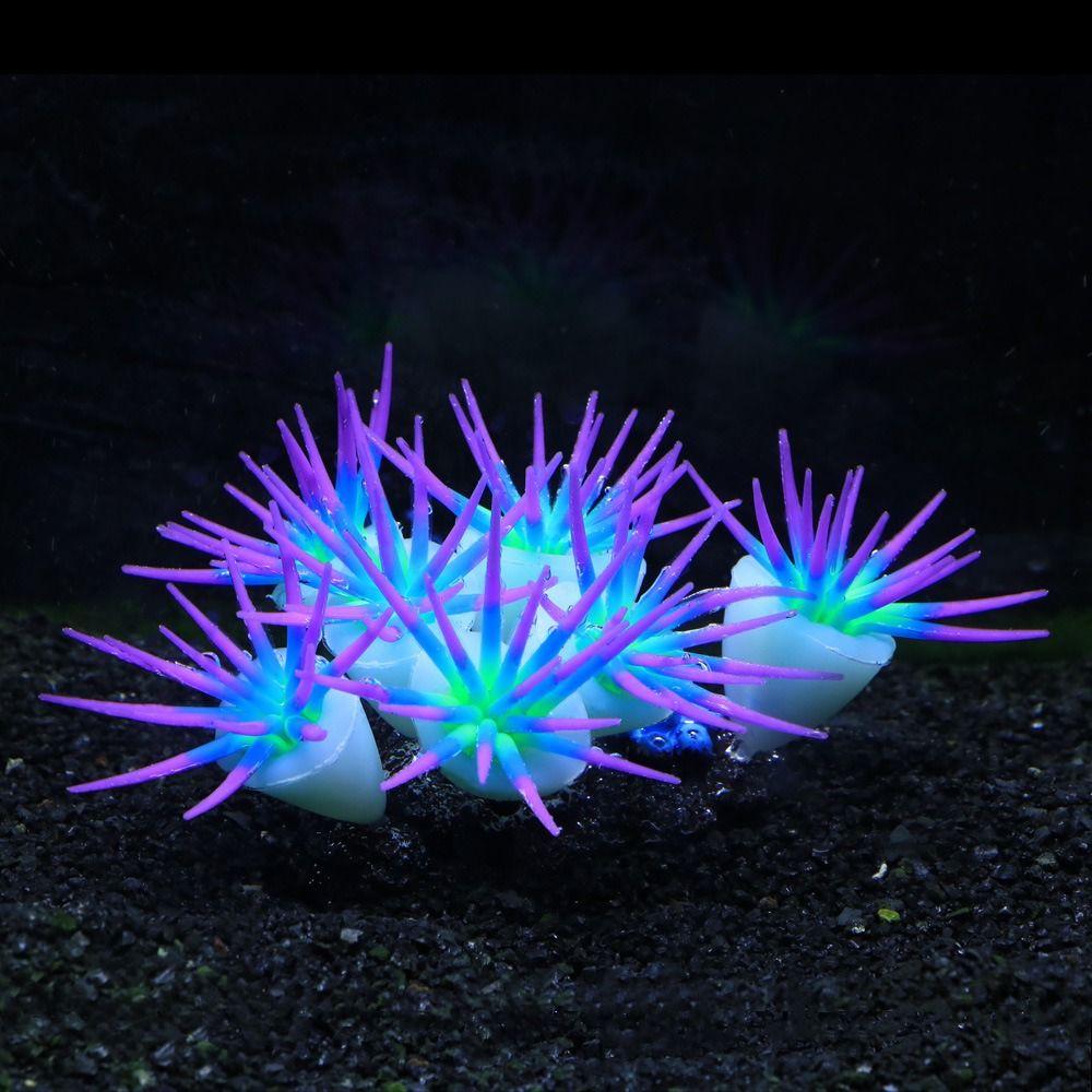 Silicone Simulation Anemones Soft Non-Toxic Artificial Coral Colorful Decorative Fish Tank Landscaping Fish Tank