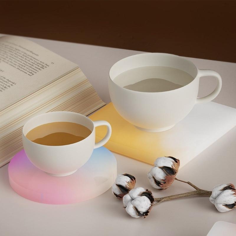 Versatile Silicone Casting Mold Epoxy Resin Mold Versatile Round/Square Coaster Ornaments Mould Jewelry Making Tool